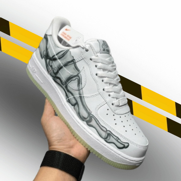 Nike Air Force 1 Low QS Skeleton Halloween