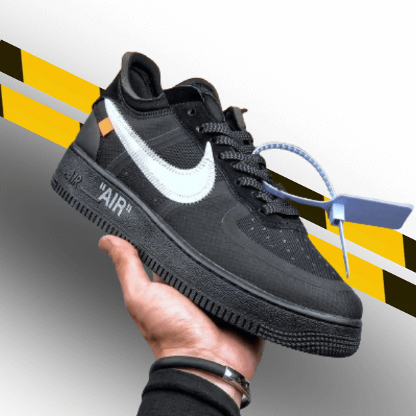 Off-White X Air Force 1 Low Black/White 2.0