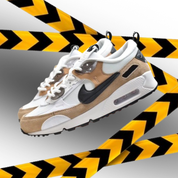 Nike Air Max 90 Futura Branco e Bege