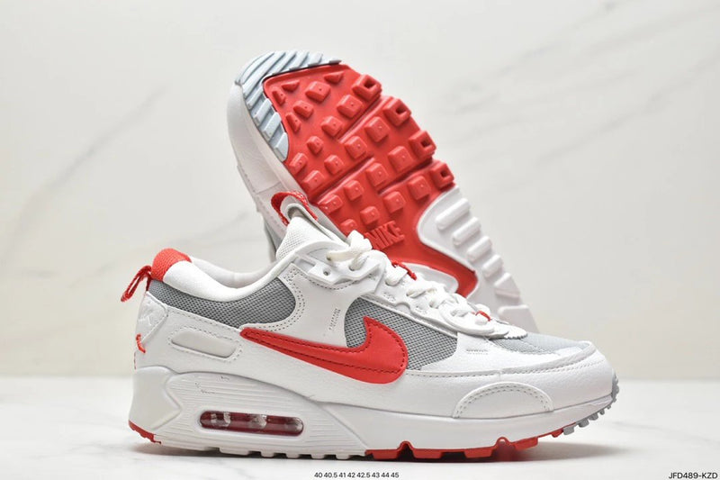 Nike Air Max 90 Futura - White Silver Red