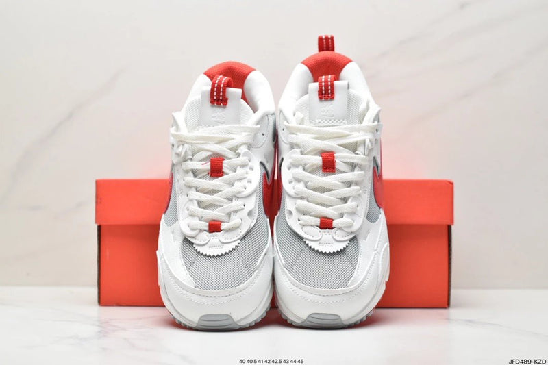 Nike Air Max 90 Futura - White Silver Red