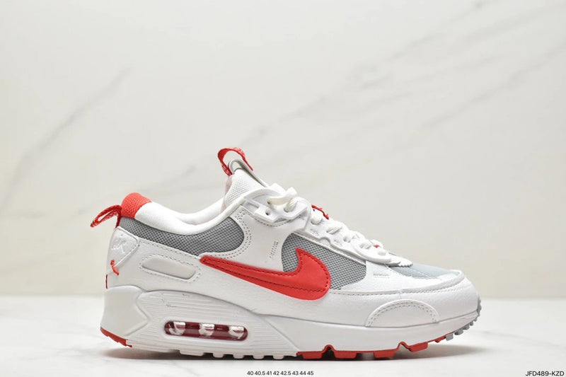 Nike Air Max 90 Futura - White Silver Red