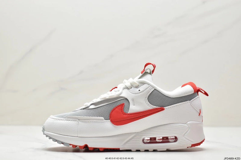 Nike Air Max 90 Futura - White Silver Red