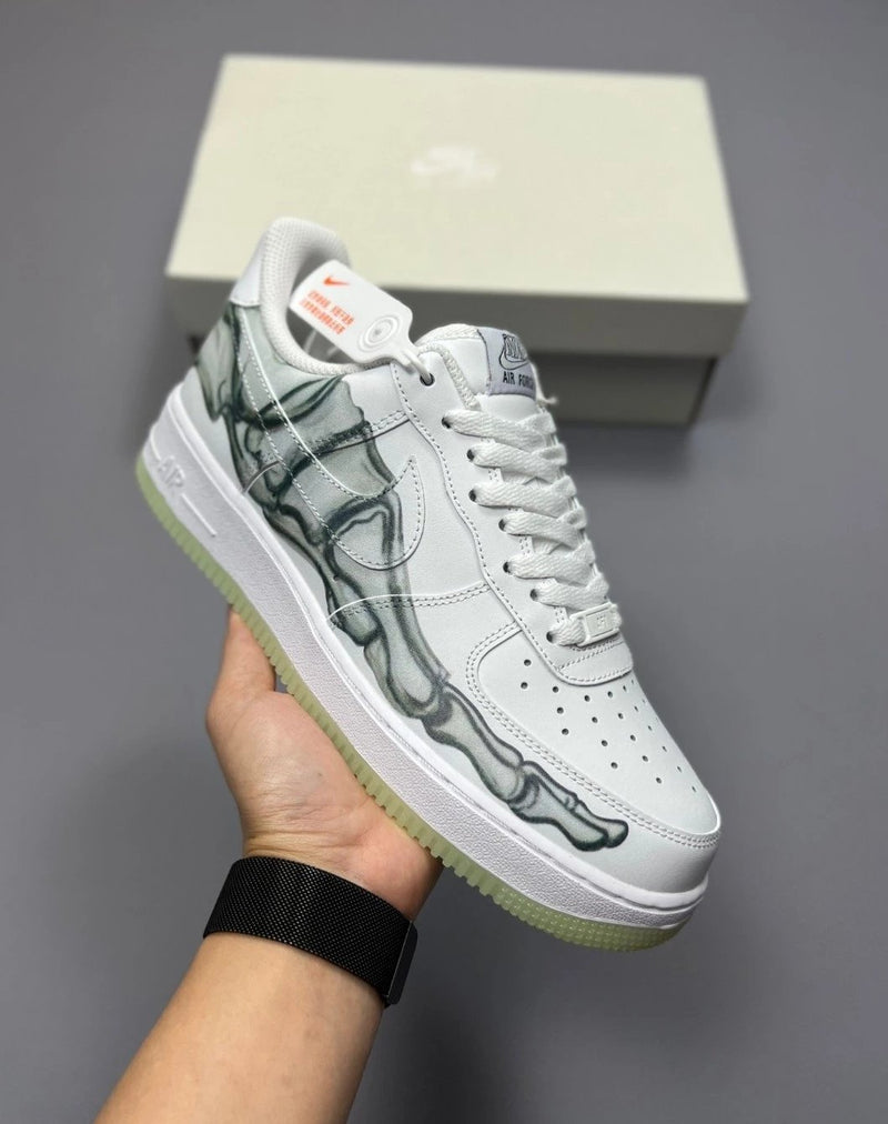 Nike Air Force 1 Low QS Skeleton Halloween