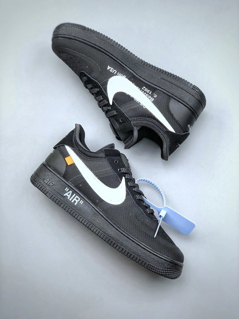 Off-White X Air Force 1 Low Black/White 2.0