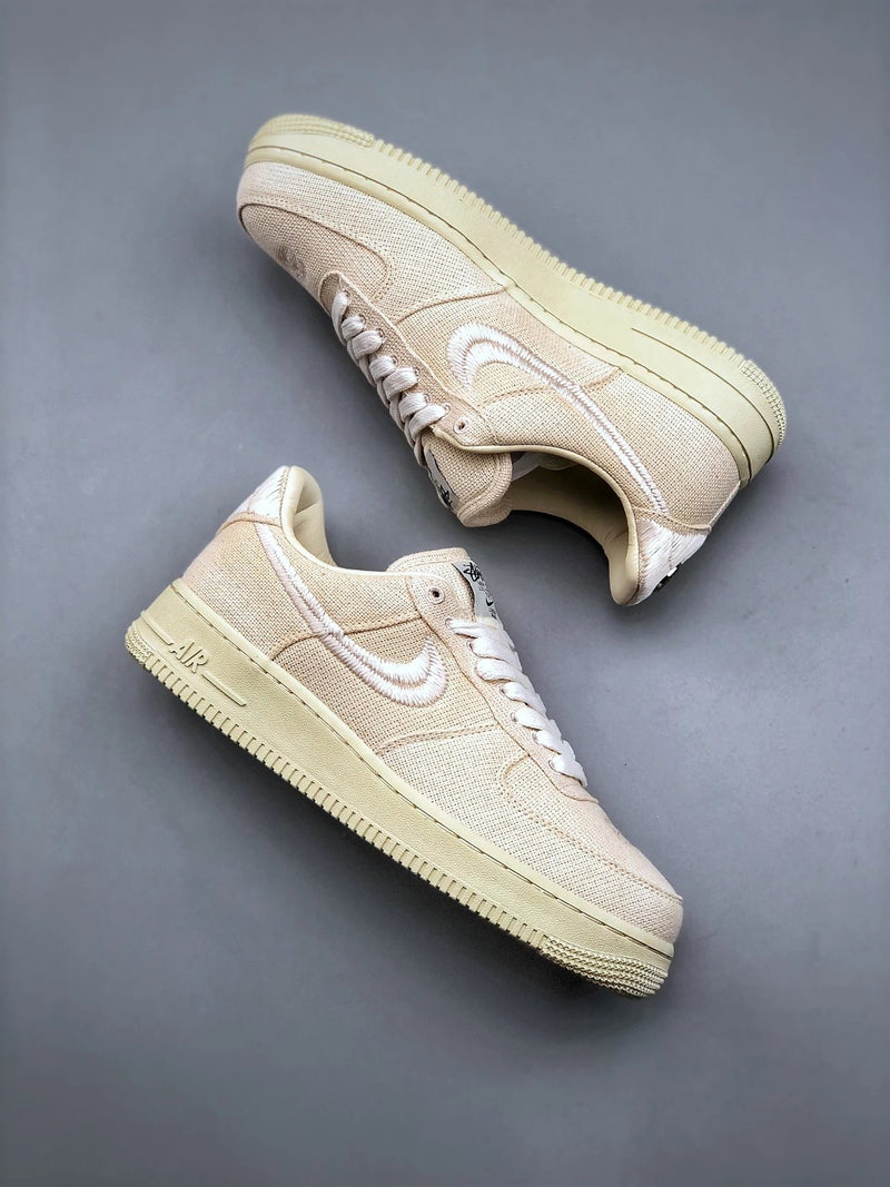 Stussy X Air Force 1 Low Triple White