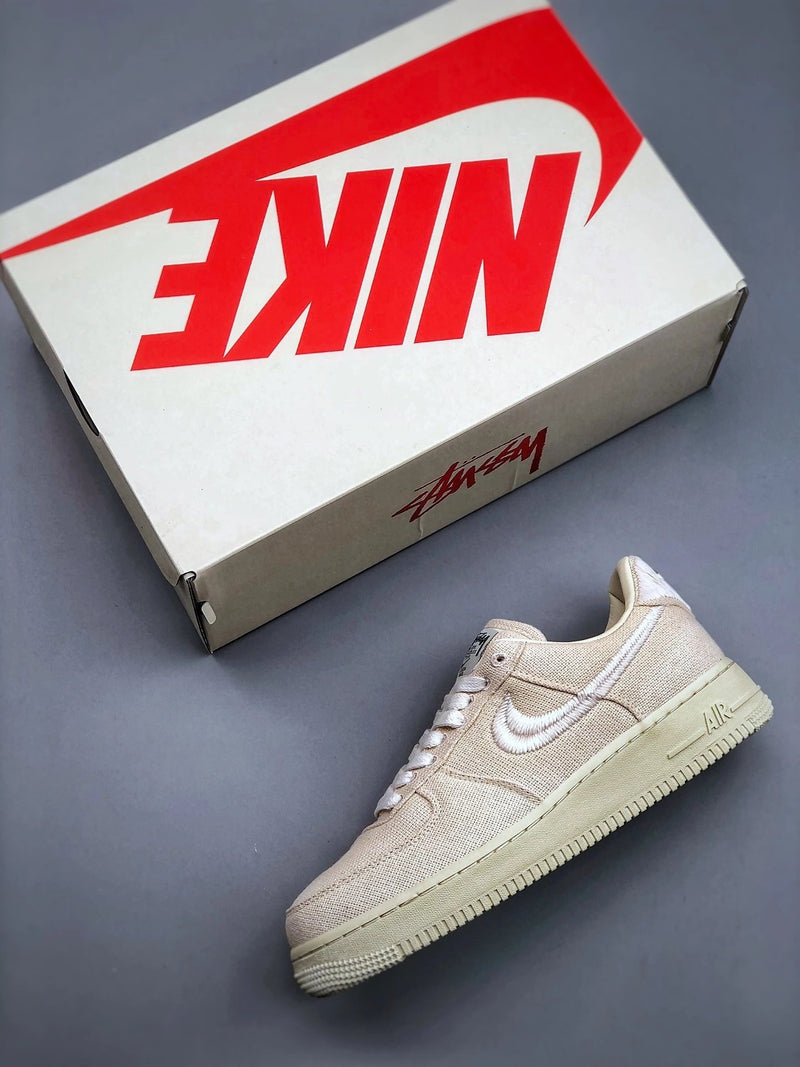 Stussy X Air Force 1 Low Triple White