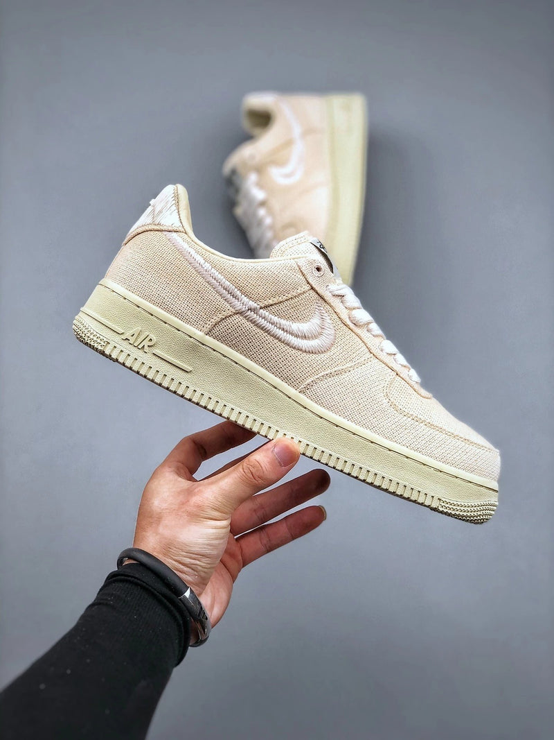 Stussy X Air Force 1 Low Triple White