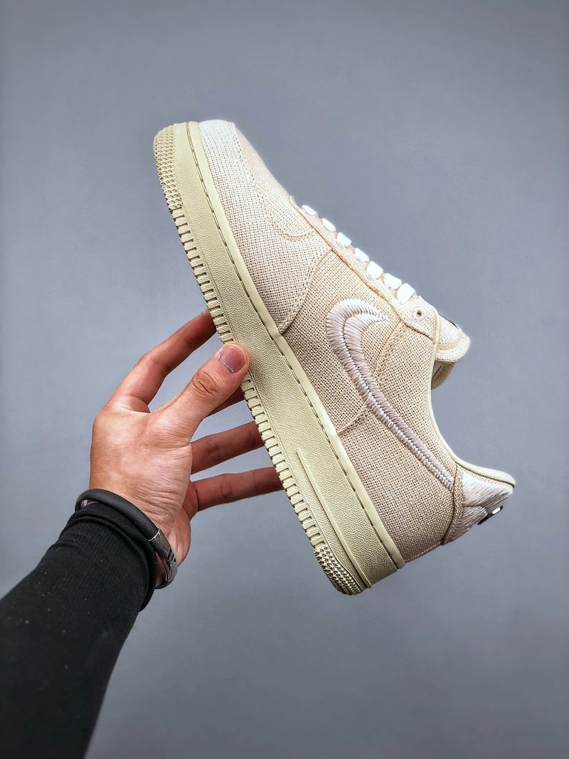 Stussy X Air Force 1 Low Triple White