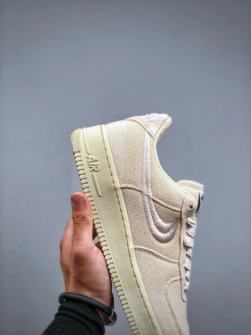 Stussy X Air Force 1 Low Triple White