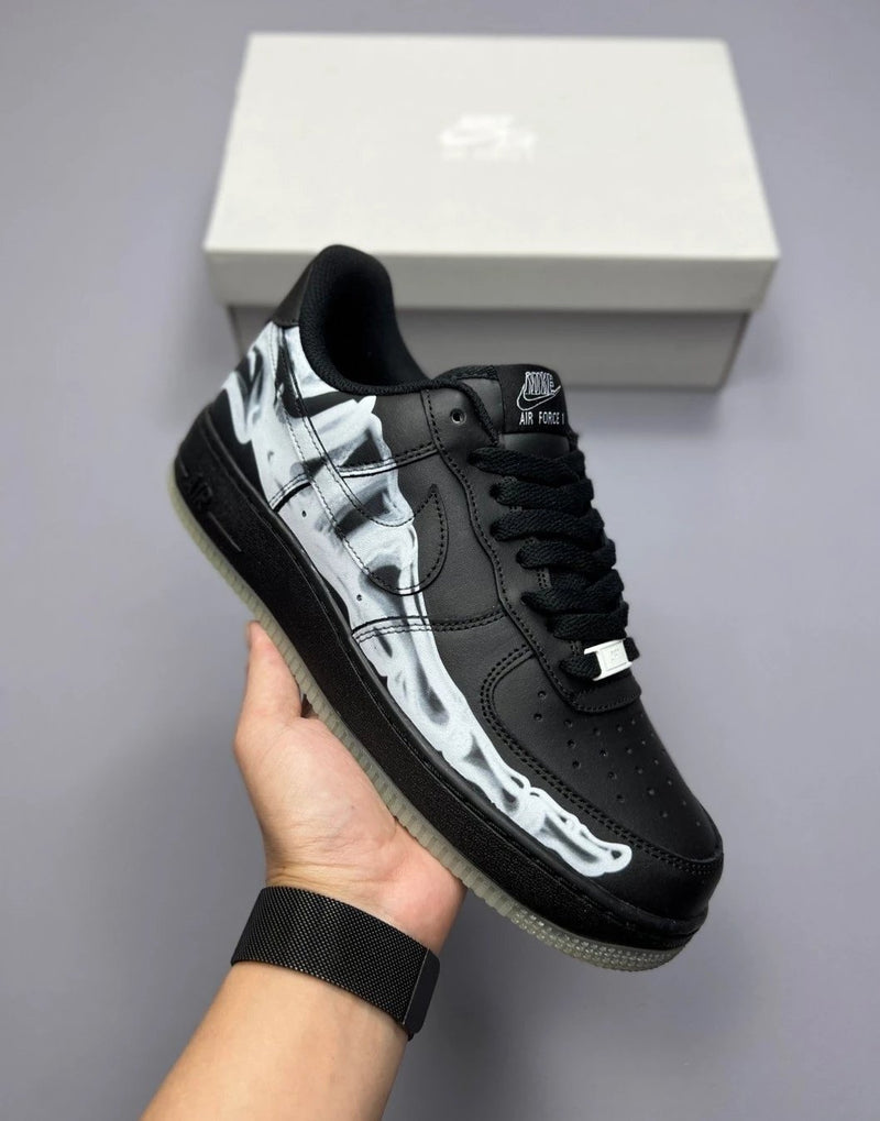 Nike Air Force 1 Low QS Skeleton Halloween