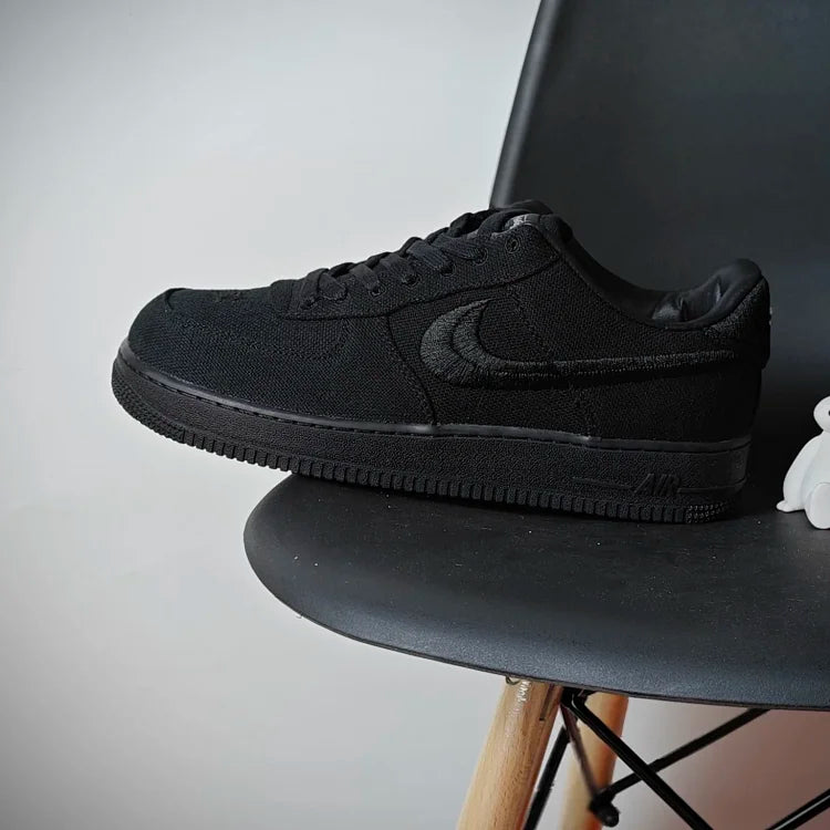 Stussy X Air Force 1 Low Triple Black