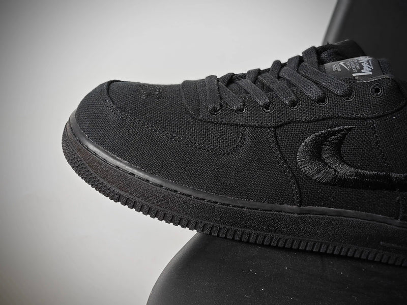 Stussy X Air Force 1 Low Triple Black